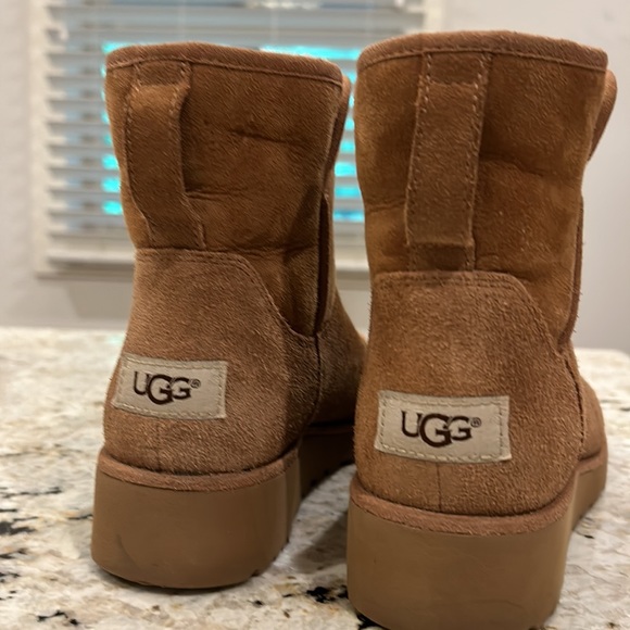 Ugg Kristen wedge booties - Chestnut - Picture 3 of 5